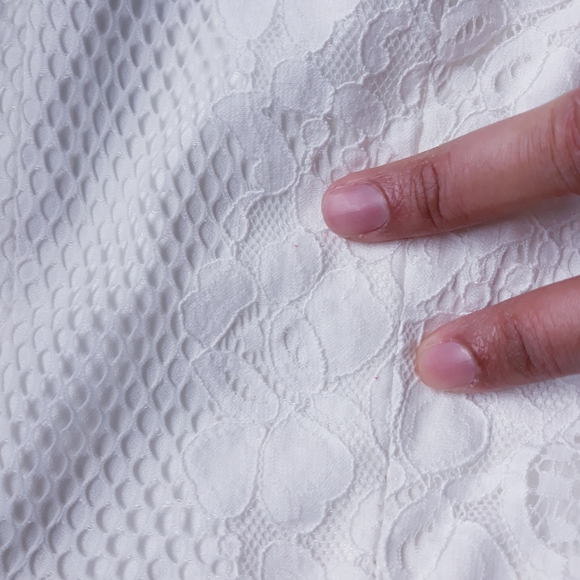 Adelyn Rae White Lace Dress Size XS - Picture 7 of 8